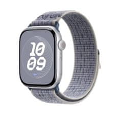 Apple Watch Acc/46/Grey/Blue Nike Sport Loop