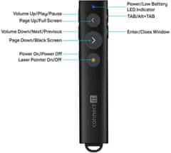 Connect IT LaserPoint laserové ukazovátko rechargeable černé, CLP-2052-BK