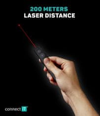 Connect IT LaserPoint laserové ukazovátko rechargeable černé, CLP-2052-BK