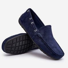 Pánské semišové mokasíny Slip-on velikost 45