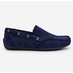 Pánské semišové mokasíny Slip-on velikost 45