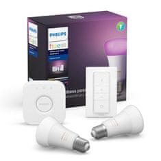 Philips Philips Hue Startovací sada 9W (60W) / 2xE27 + Hue Bridge a Hue Switch