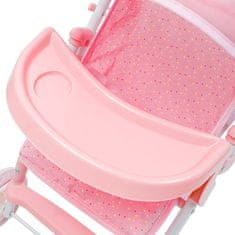 Baby Mix Sportovni kočárek pro panenky Lana pink