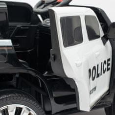 Baby Mix Dětské elektrické autíčko Police 4x4 černé