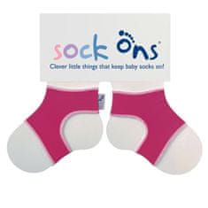 XKKO KIKKO Sock Ons Držák ponožek Classic - Fuchsia (0-6m)