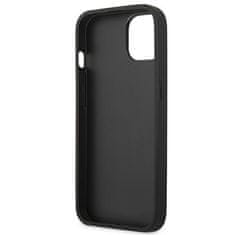 Bmw BMHCP14MSLLBK hard silikonové pouzdro iPhone 14 PLUS 6.7" black Leather Stamp