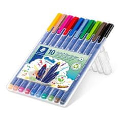 Staedtler Fixy "Triplus color 323", 10 barev, sada, 1 mm 323 SB10