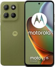 Motorola Smartphone Moto G15 Power 8GB/256GB, Iguana Green