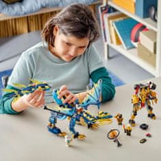 LEGO LEGO NINJAGO 71796 Živelný drak proti robotovi císařovny