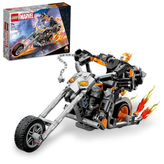 LEGO LEGO Marvel 76245 Robotický oblek a motorka Ghost Ridera