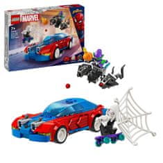 LEGO LEGO Marvel 76279 Spider-Manovo závodní auto a Venom Zelený goblin