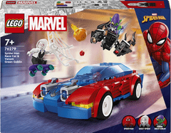 LEGO LEGO Marvel 76279 Spider-Manovo závodní auto a Venom Zelený goblin