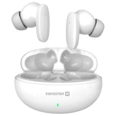 SWISSTEN bluetooth TWS sluchátka Sonic - bílá