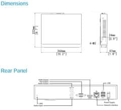 Uniview NVR301-04B-IQ, 4 kanály, max.IN:80Mbps/OUT:80Mbps, chytrá analytika SIP, UMD, 4K HDMI