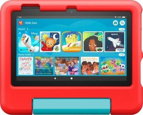 Amazon Amazon Fire 7" dětský tablet, 32GB, (r. 2022, rodičovská kontrola) - červená