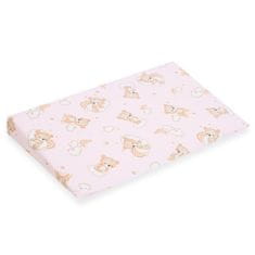 NEW BABY Potah na kojenecký polštář-klin BASIC 59x37cm pink