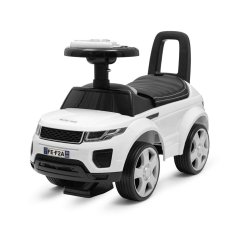 Baby Mix Dětské odrážedlo SUV Prime bílé v kůži