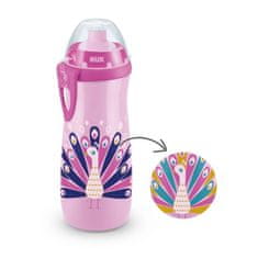 Nuk Dětská láhev Sports Cup Disney Peacock 450 ml