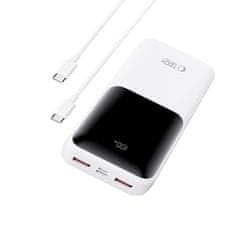 Tech-protect PB02 Power Bank 20000mAh 2x USB / USB-C / Micro USB 22.5W, bílý