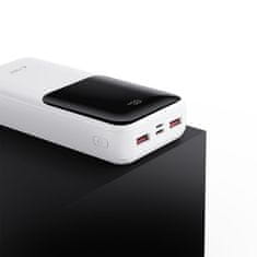 Tech-protect PB02 Power Bank 20000mAh 2x USB / USB-C / Micro USB 22.5W, bílý