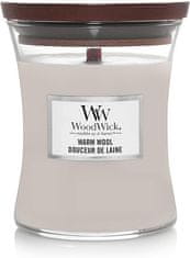 Woodwick Vonná svíčka váza Warm Wool 275 g