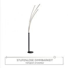 PAUL NEUHAUS LEUCHTEN DIREKT is JUST LIGHT LED stojací svítidlo, černá, 3-ramenné, 18 W, 2200 lm 3000K