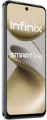 Infinix Smartphone Smart 9 HD, 4GB/64GB, Metallic Black