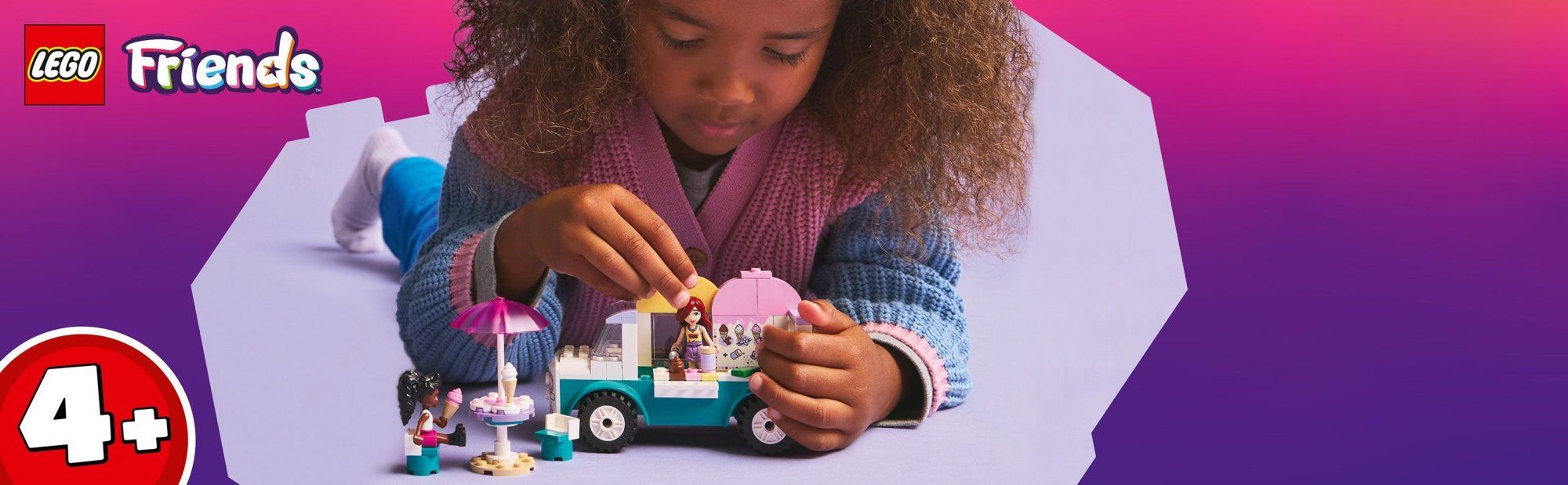 LEGO Friends 42644 Zmrzlinářské auto v městečku Heartlake