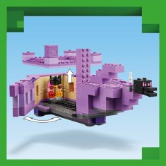 LEGO LEGO Minecraft 21264 Drak z Enderu a loď z Endu