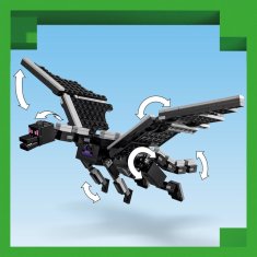 LEGO LEGO Minecraft 21264 Drak z Enderu a loď z Endu