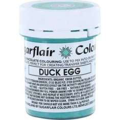 Sugarflair Colours Barva do čokolády na bázi kakaového másla Sugarflair Duck Egg (35 g) C310 dortis