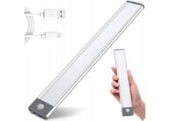 Verk 08365 Multifunkční LED osvětlení s pohybovým a soumrakovým senzorem 23 cm bílá