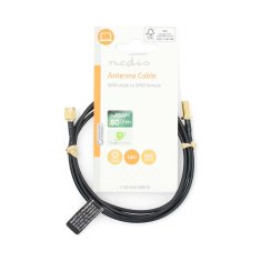 Nedis koaxiální WLAN anténní kabel SMA zástrčka – SMA zásuvka 1 m (CSGL02010BK10)