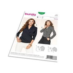 Burda Střih Burda 6838 - Zavinovací halenka