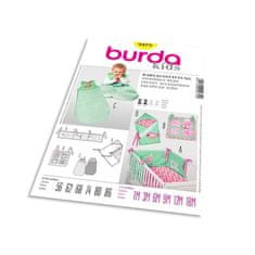 Burda Střih Burda 9479 - Polstrování do postýlky, kapsář, spací pytel, zavinovačka