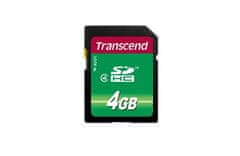 Transcend 4GB SDHC (Class 4) paměťová karta, modrá/černá