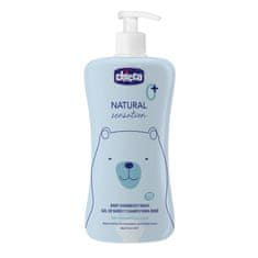 Chicco Šampon na vlasy a tělo Natural Sensation s aloe a heřmánkem 500ml, 0m+