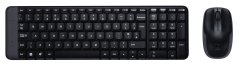 Logitech Logitech MK220 Wireless Desktop QWERTY US - set bezdrátové klávesnice a myši - černá