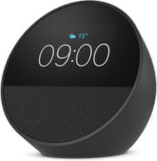 Amazon Amazon Echo Spot (r. 2024), Smart alarm clock with vibrant sound + Alexa, Black