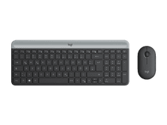 Logitech Logitech MK470, bezdrátový set klávesnice a myši (Qwertz DE) - bílá