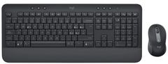 Logitech Logitech Wireless Desktop MK650, QWERTZ DE - černá