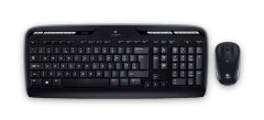 Logitech Logitech bezdrátová sada klávesnice a myši MK330, US layout - černá