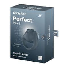 Satisfyer Satisfyer Perfect Pair 2 (Dark Blue), multifunkční párový vibrátor