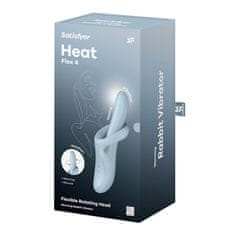 Satisfyer Satisfyer Heat Flex 4 (Blue), hřejivý rotační vibrátor