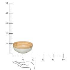 Intesi pr.Moderní barevná bílá bambusová miska .20 cm