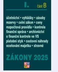 Zákony I/B 2025 Účetní zákony - Účetnictví, o cenách, platební styk, oceňování majetku, archivnictví