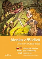 Jana Navrátilová: Alenka v říši divů A1/A2 (NJ–ČJ) - dvojjazyčná kniha pro začátečníky