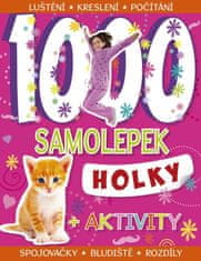 1000 samolepek Holky