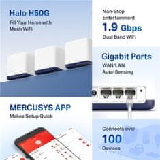 Mercusys Komplexní Wi-Fi systém Halo H30G (3-pack)