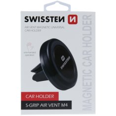 SWISSTEN Držák telefonu do auta S-GRIP M4 magnetický air vent